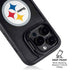 NFL Pittsburgh Steelers Distressed iPhone 15 Pro Kickstand Case